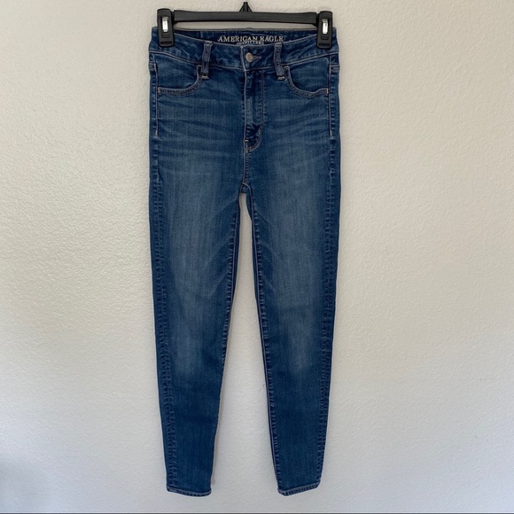 American Eagle Outfitters Denim - AEO Super High Rise Jegging Skinny Blue Jeans